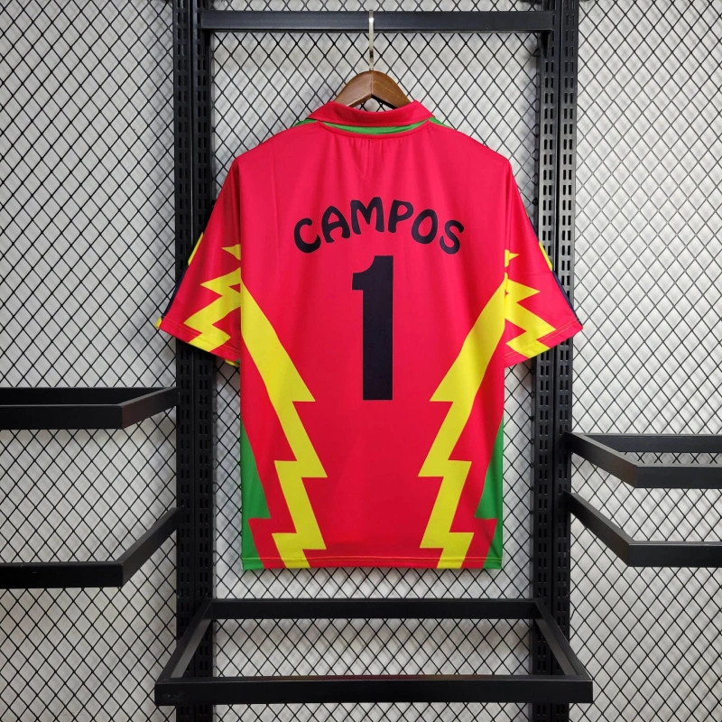 Retro Mexico 1995 Goalkeeper Colorful jersey Fan Version CAMPOS Number 1