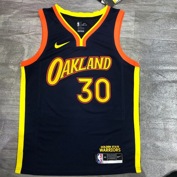 NBA Golden State Warriors V neck Black Jersey CURRY#30 S-XXL