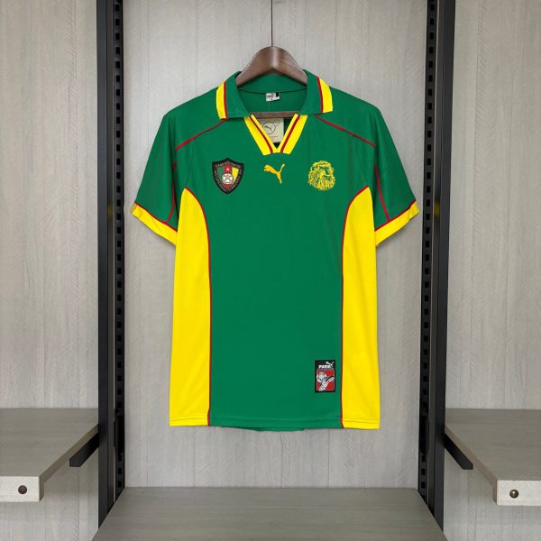 Retro Cameroon 1998 home jersey Fan Version