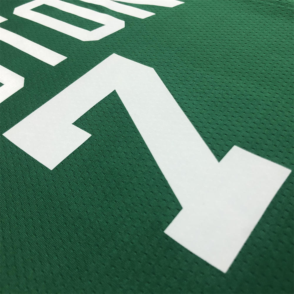 NBA Boston Celtics Round Neck 75th anniversary Green Jersey BROWN#7 S-XXL