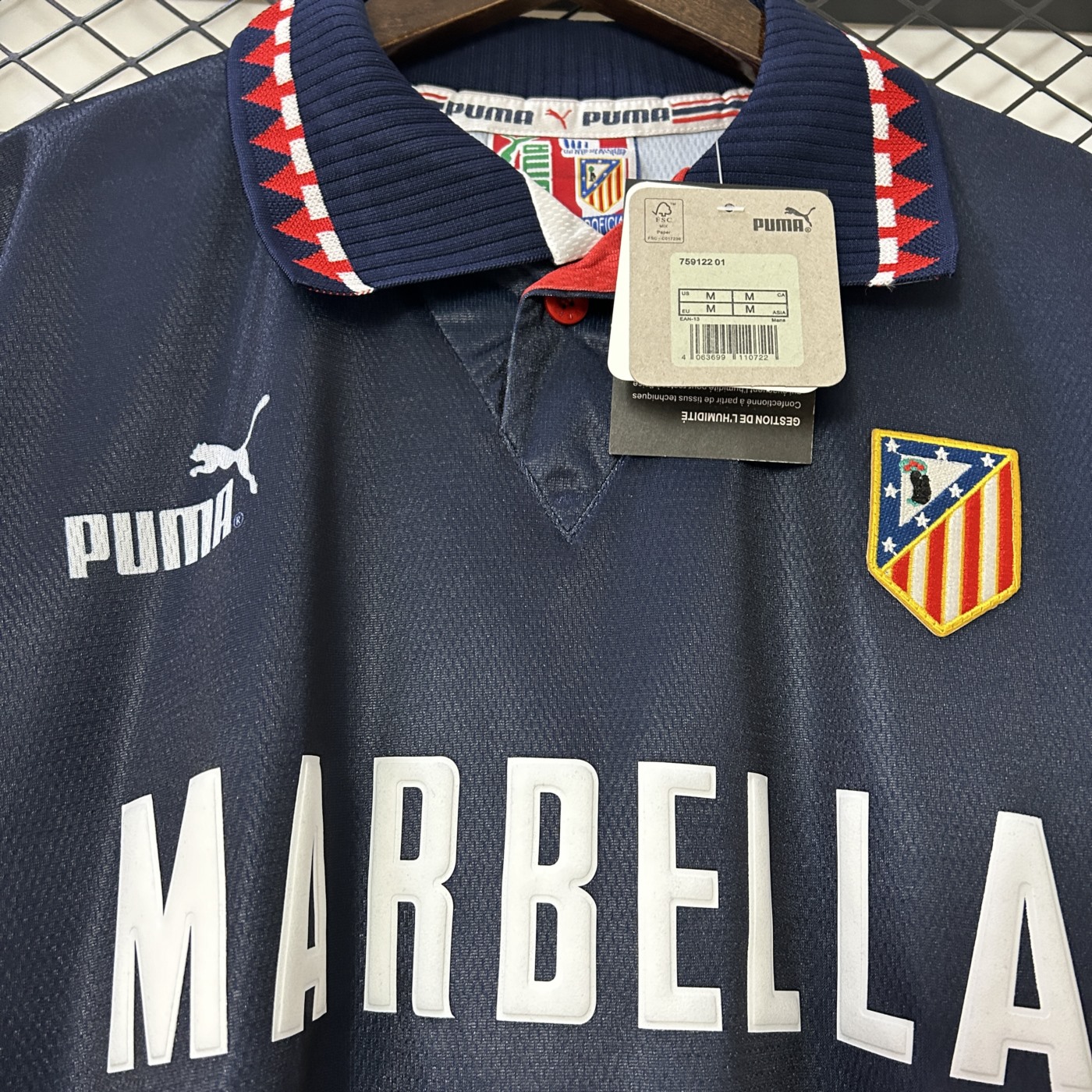 Retro Atletico Madrid 97/98 Away jersey Fan Version