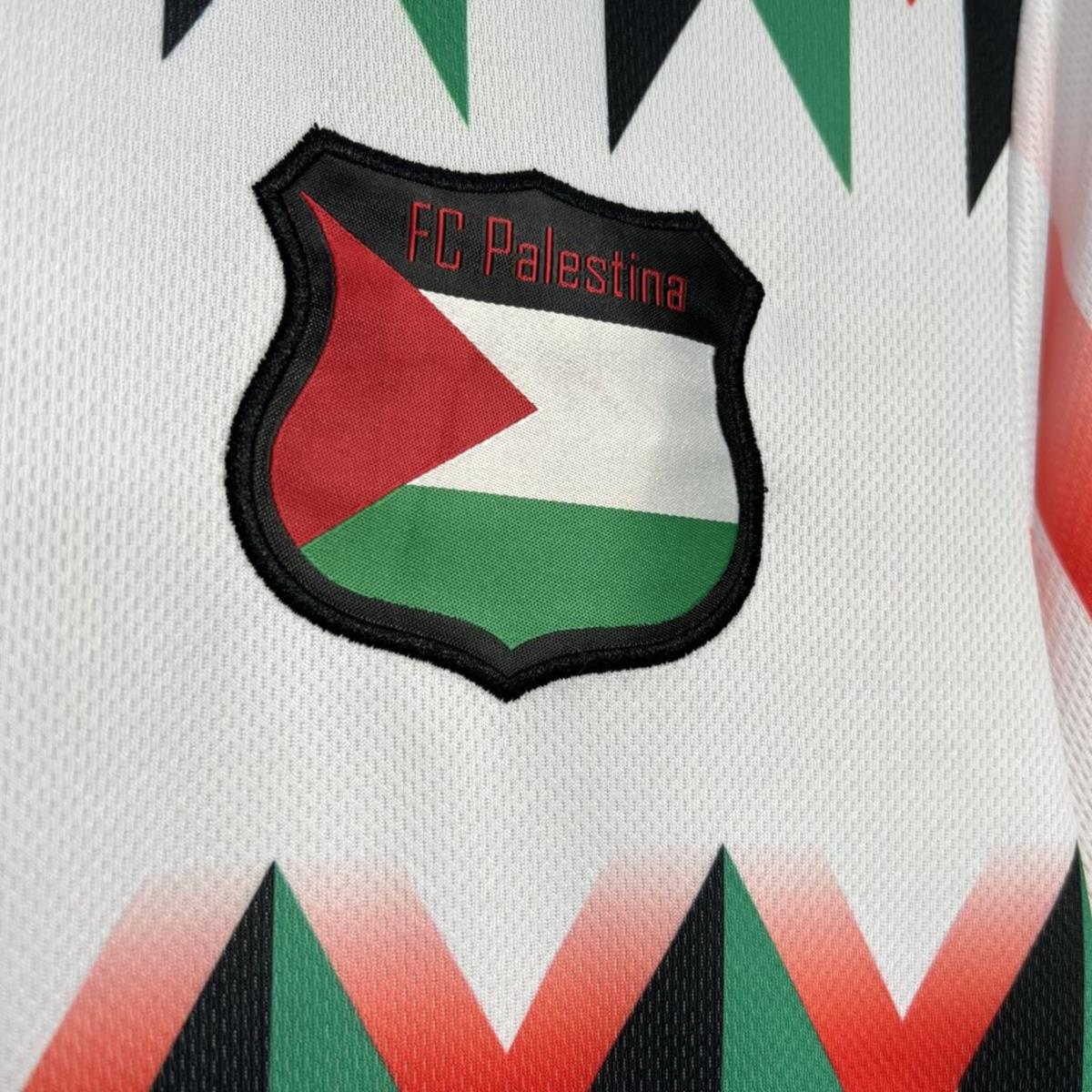 2024/25 CD Palestino Hypepeace Joint Edition White Jersey Fan Version
