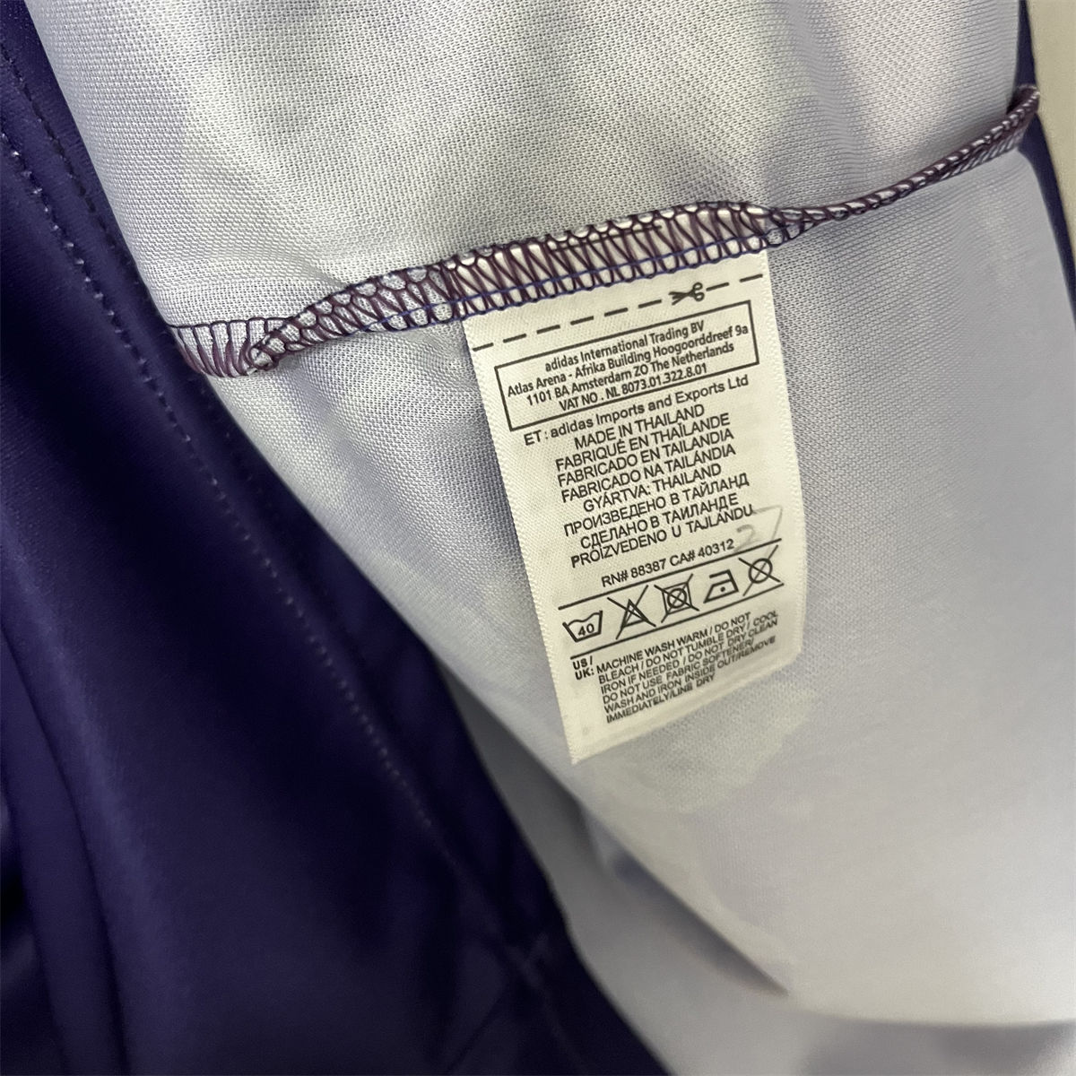 24/25 Real Madrid Y3 Purple Jersey Fan Version