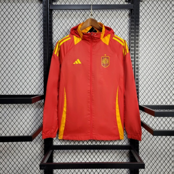 2025 Spain Red Windbreaker Sport Unifom jersey Sport Unifom