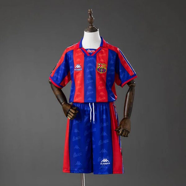 Retro Barcelona 1995/97 Home Kid Kits