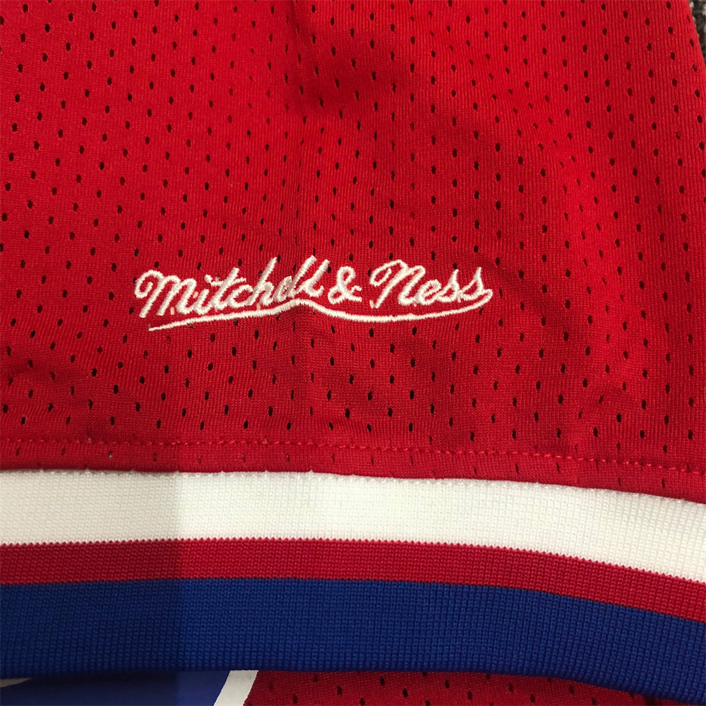 NBA Philadelphia 76ers Mitchellness Red Jersey IVERSON#3 S-XXL
