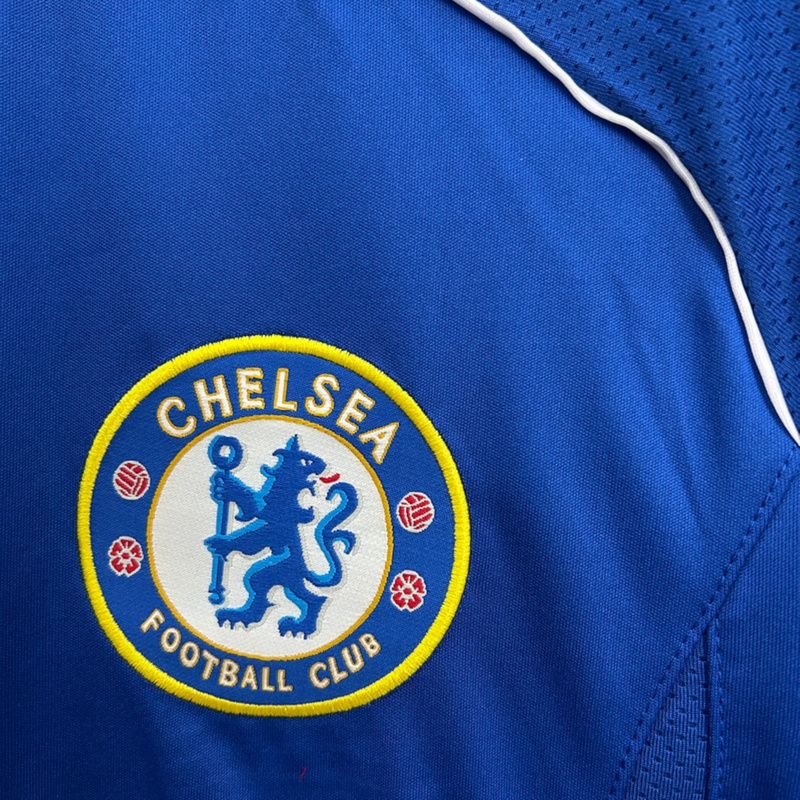 Retro Chelsea 06/07 Home jersey Long sleeve jersey Fan Version