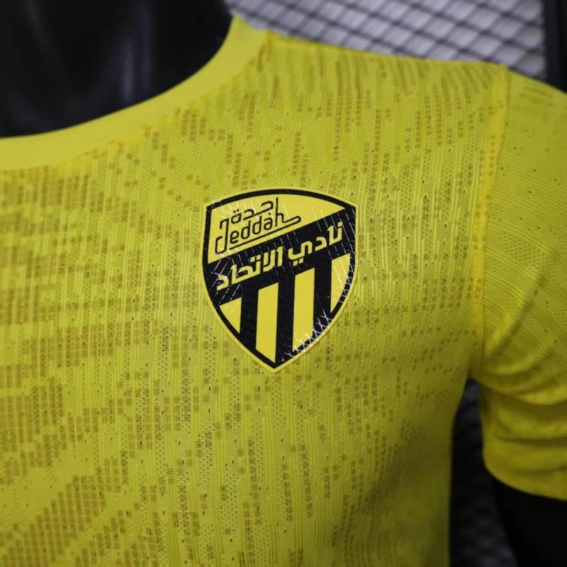 2025/26 Al-Ittihad Jeddah Club Training yellow jersey Player Version