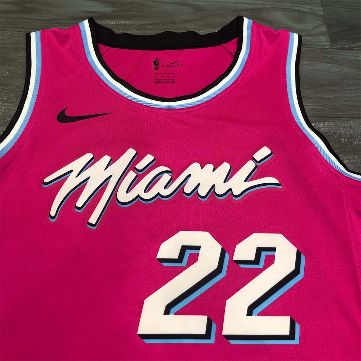 NBA Miami Hearts round neck Pink Jersey BUTLER#22 S-XXL