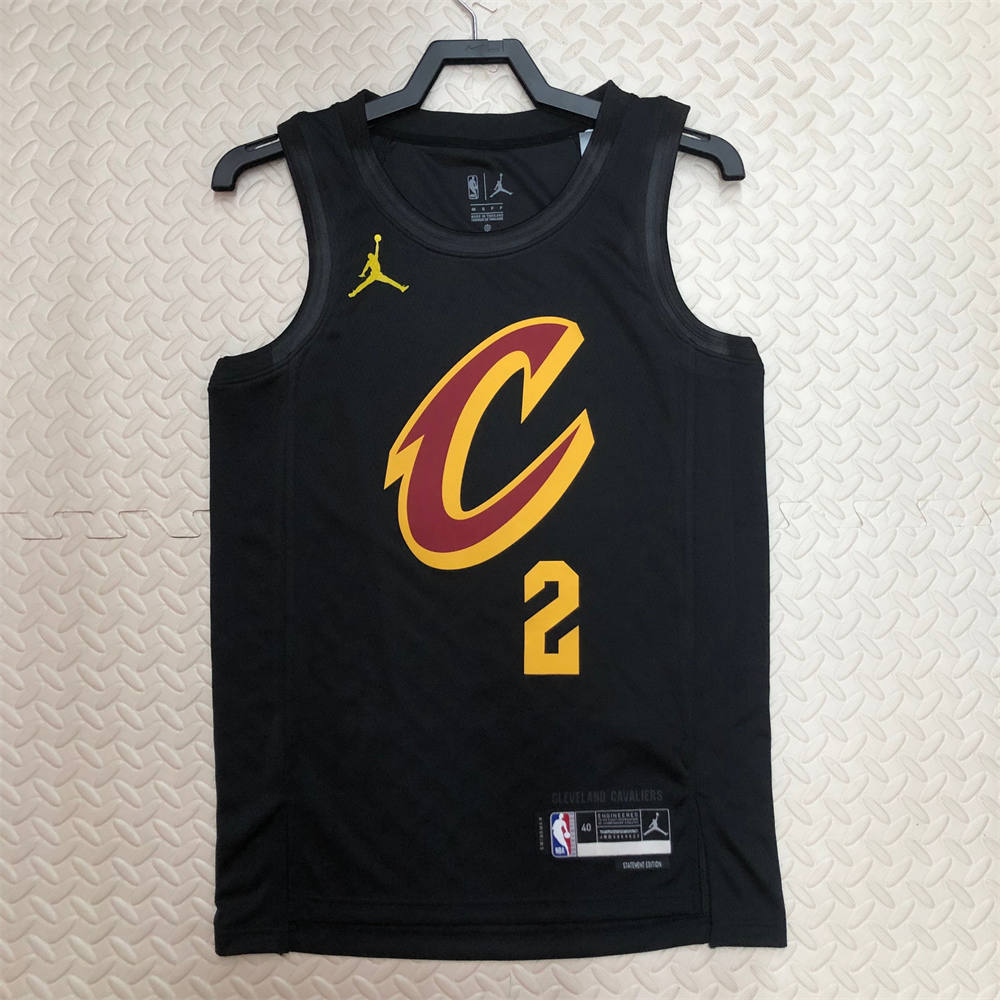 NBA Cleverland Cavaliers Round Neck Black jersey IRVING#2 S-XXL