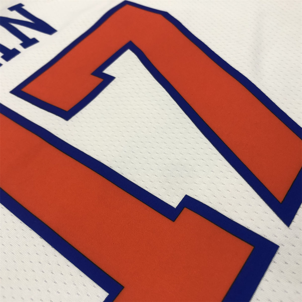 NBA New York Knicks Round Neck White jersey LIN#17 S-XXL