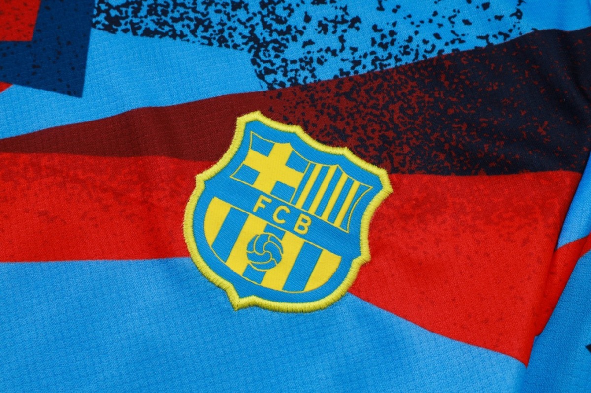 2026 Barcelona Light blue Training Set Shirt and Shorts