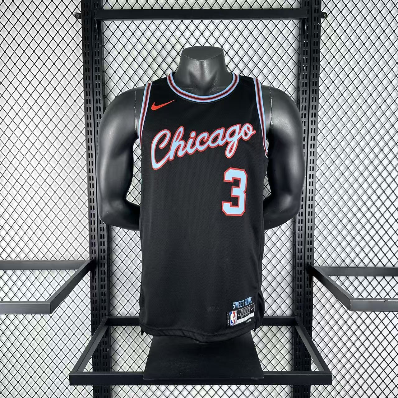 NBA Chicago Bulls 2026 City Edition Black Jersey GIDDEY#3