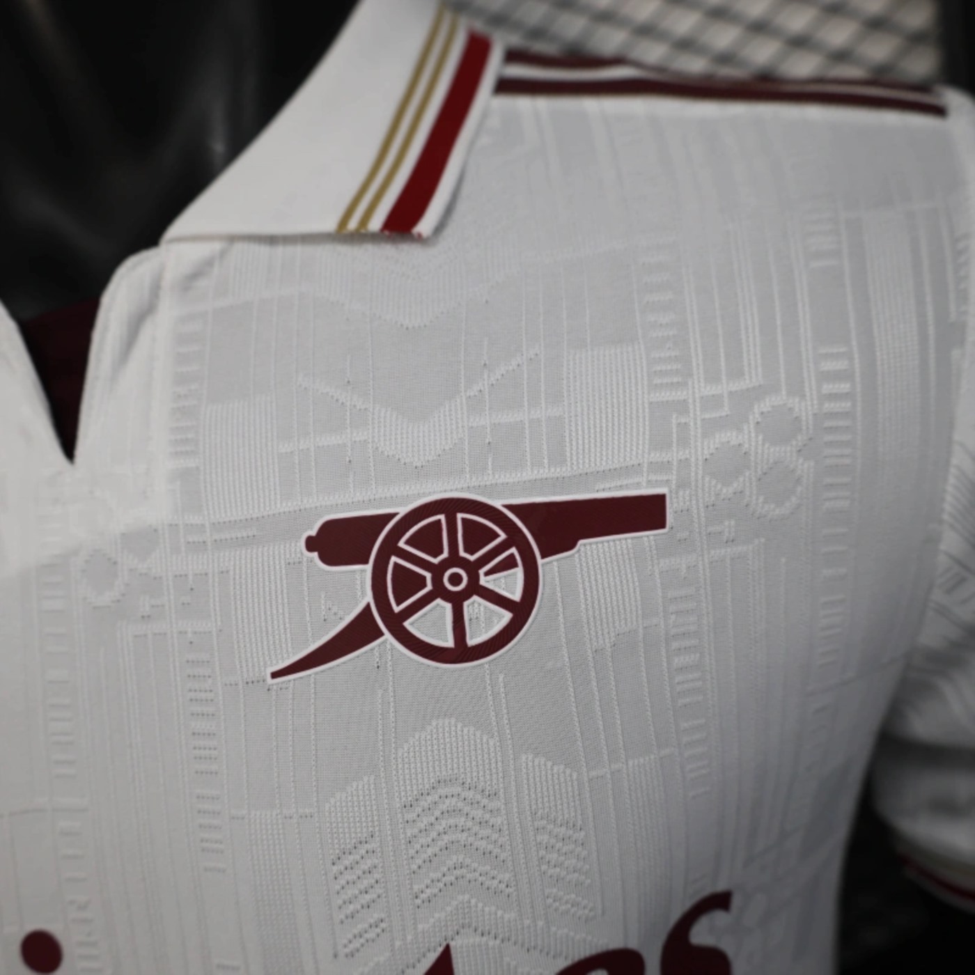25/26 Arsenal White Third jersey Player Version