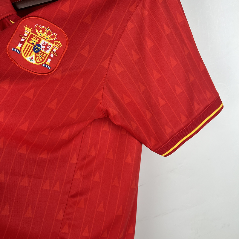 Retro Spain 88/91 Home jersey Fan Version