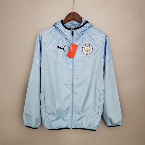 21/22 Windbreaker Manchester City blue Sport Unifom jersey Sport Unifom
