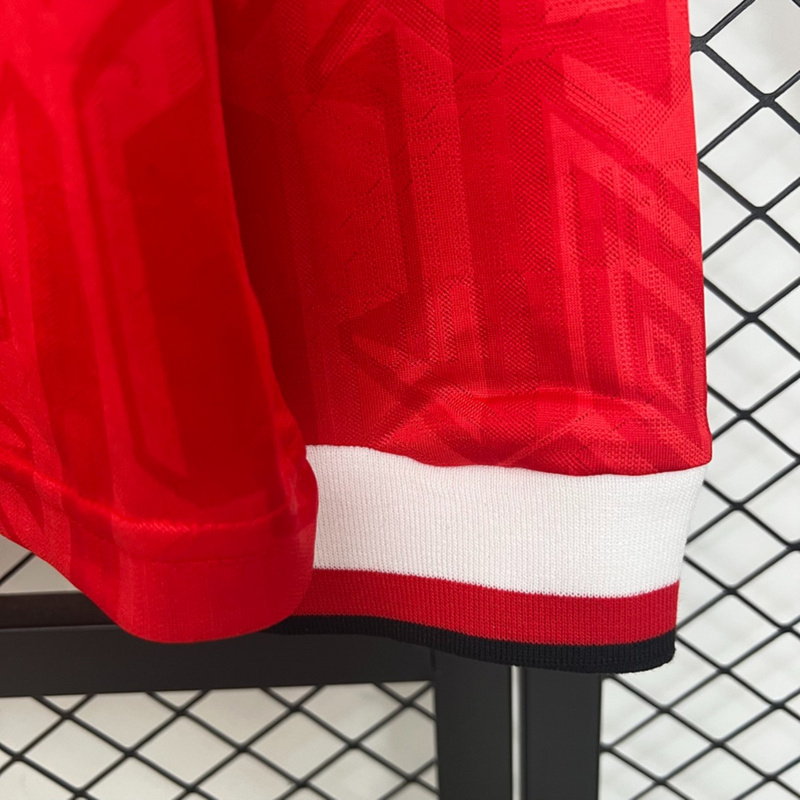 Retro Manchester United 1992/94 home Long Sleeves jersey Fan Version