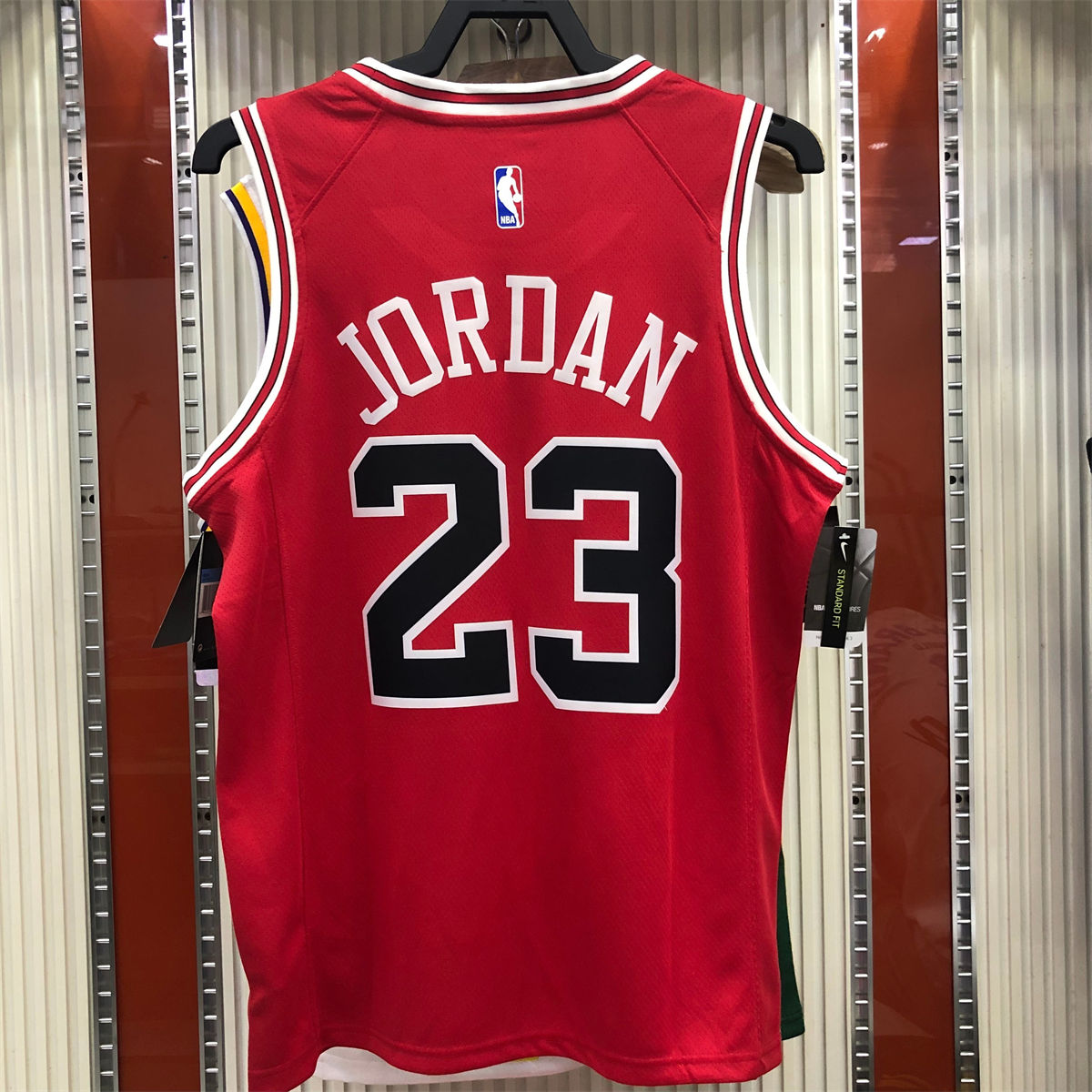 NBA Chicago Bulls Round neck Red Jersey JORDAN#23 S-XXL