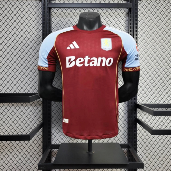 2025/26 Aston Villa Home jersey Player Version