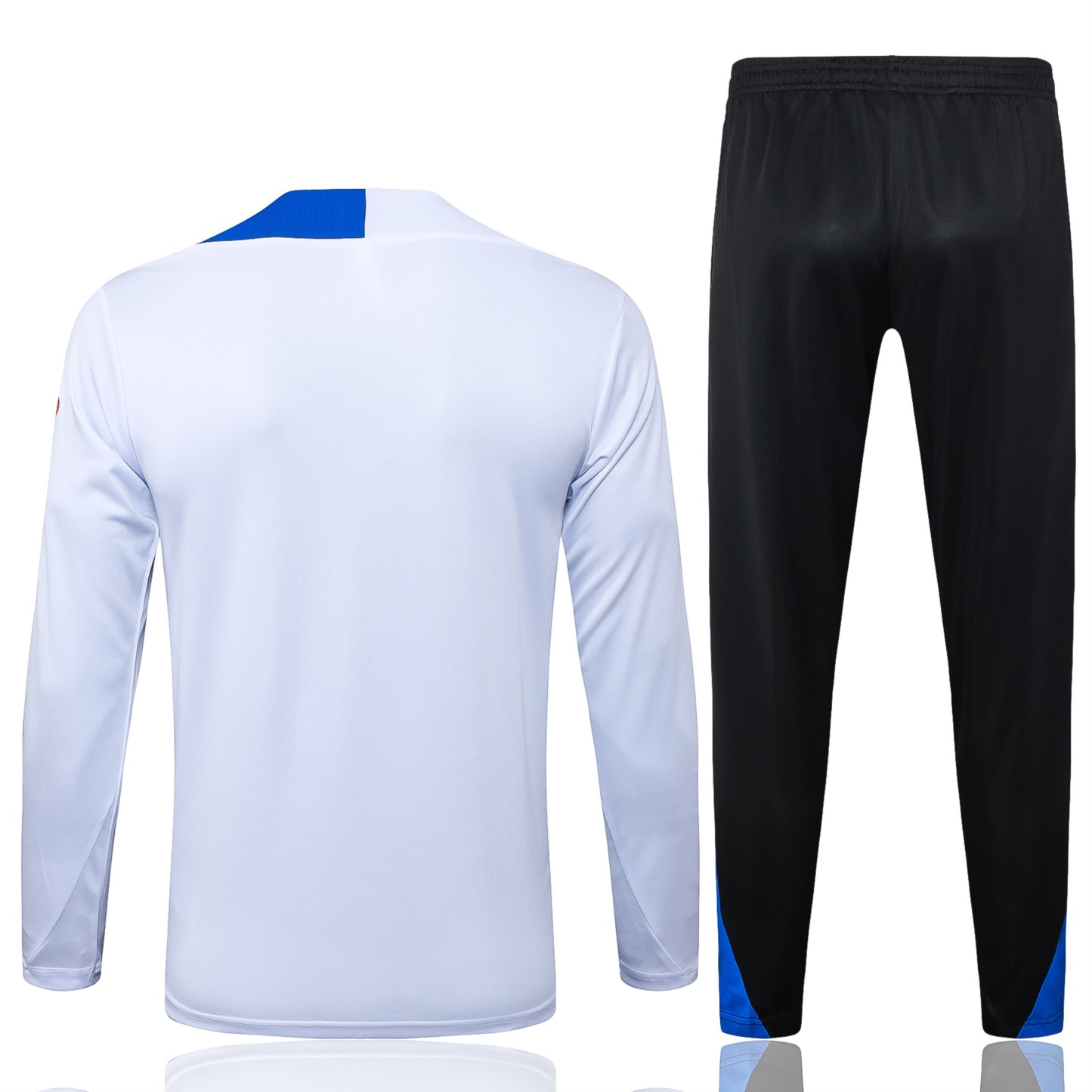 202526 PSG White Long-sleeved half-pull training kit Football team kit