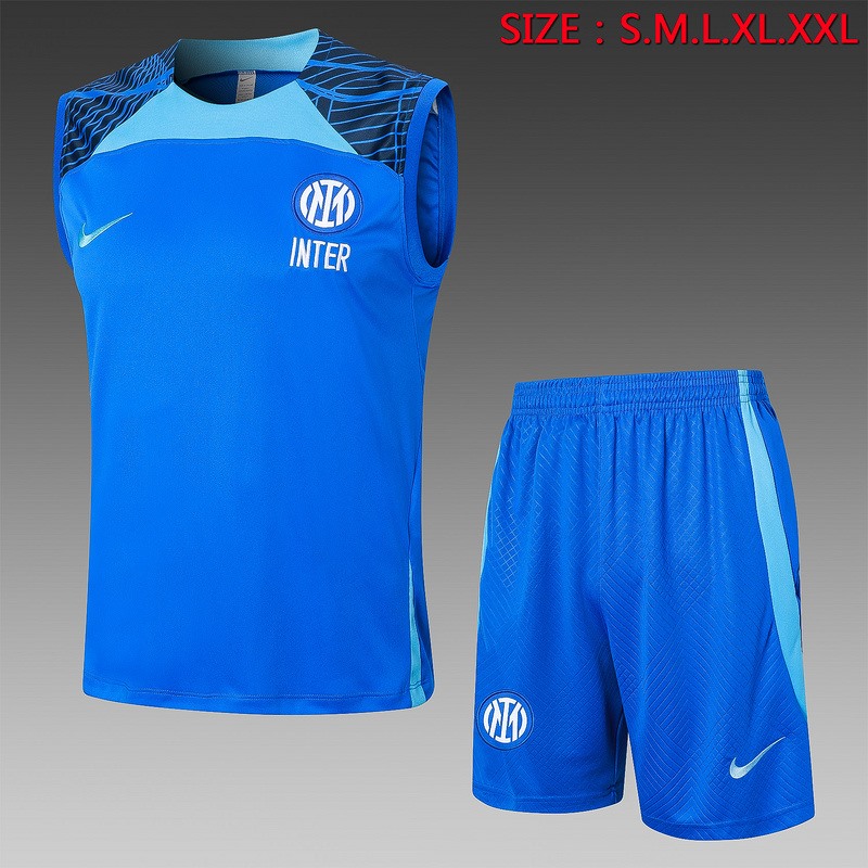24/25 Inter Milan Blue Training Set Shirt and Shorts