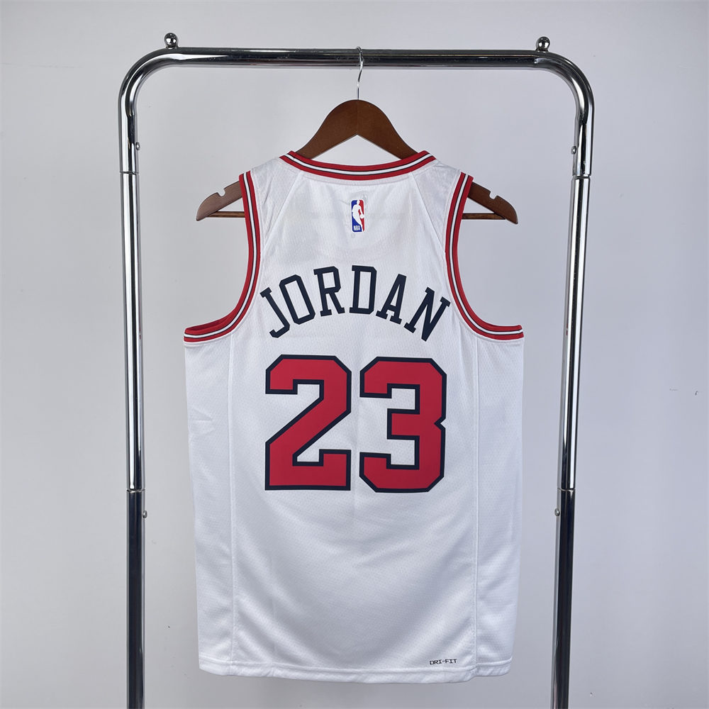 NBA Chicago Bulls JORDAN#23 2022/23 White Icon Edition Swingman Jersey S-XXL