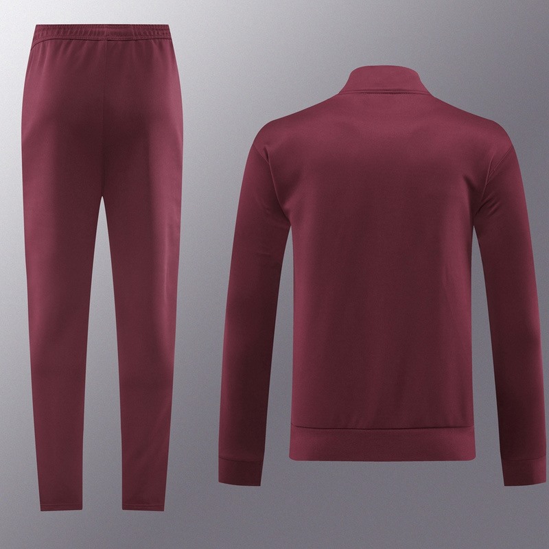 2024 Adidas maroon Jacket Training Suit Set Football Team Shirt Sports Fashion