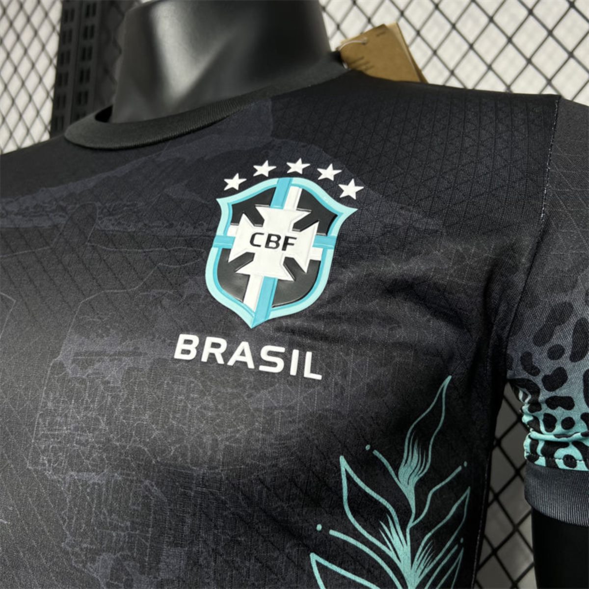 2024/25 Brazil Black Special Edition Jersey Player Version