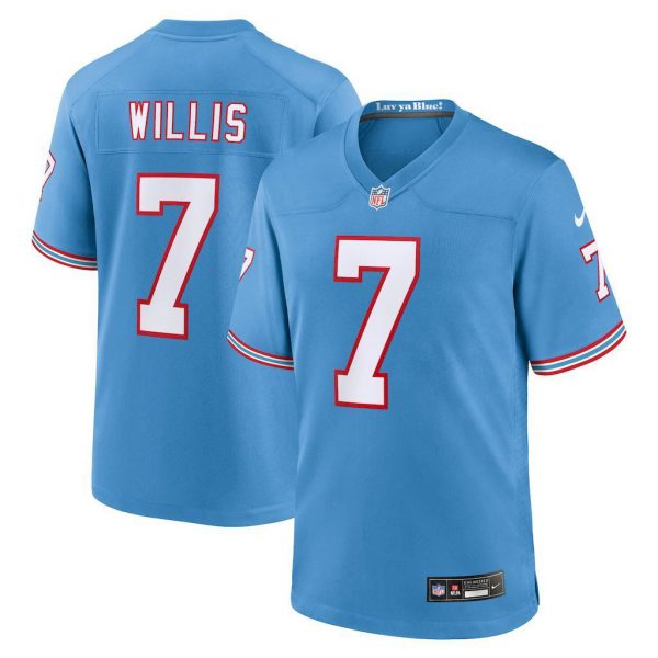 NFL Tennessee Titans Jeysey WILLIS #7