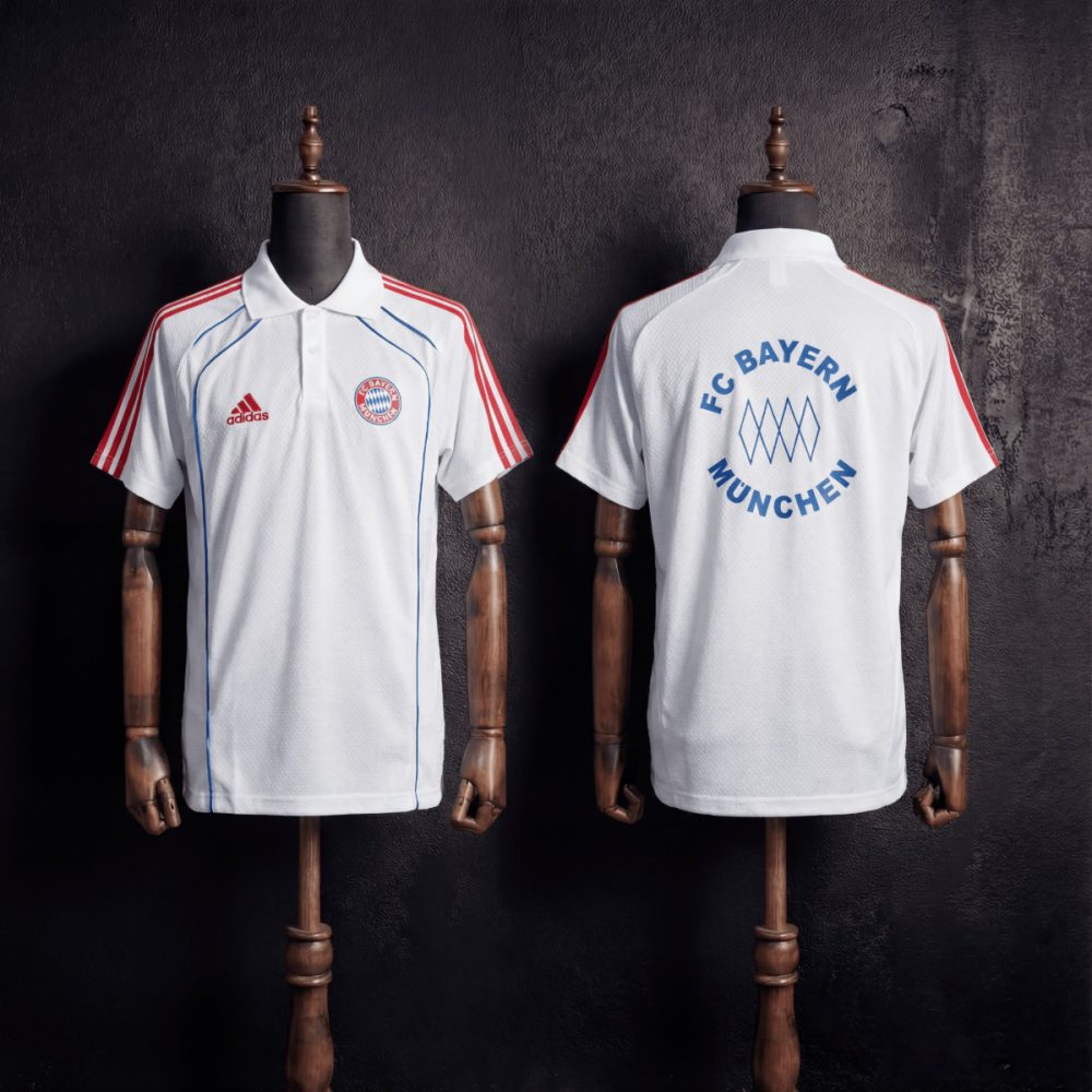2025/26 Bayern Munich Training White Polo Fan Version