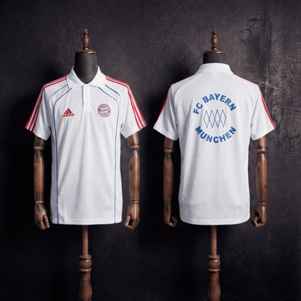 2025/26 Bayern Munich Training White Polo Fan Version