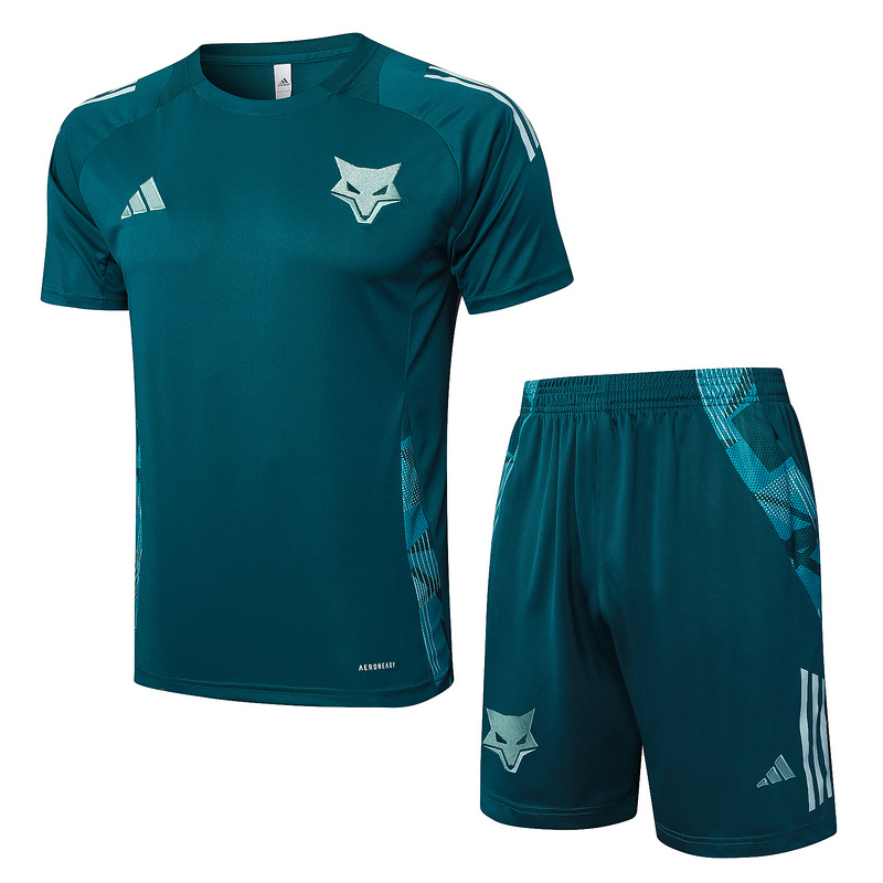 24/25 Cruzeiro Green Training Set Shirt and Shorts