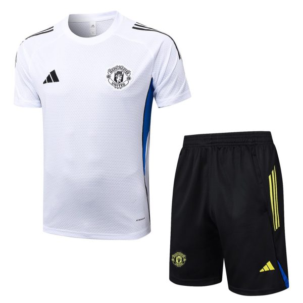 2026 Manchester United White Training Set Shirt andShorts