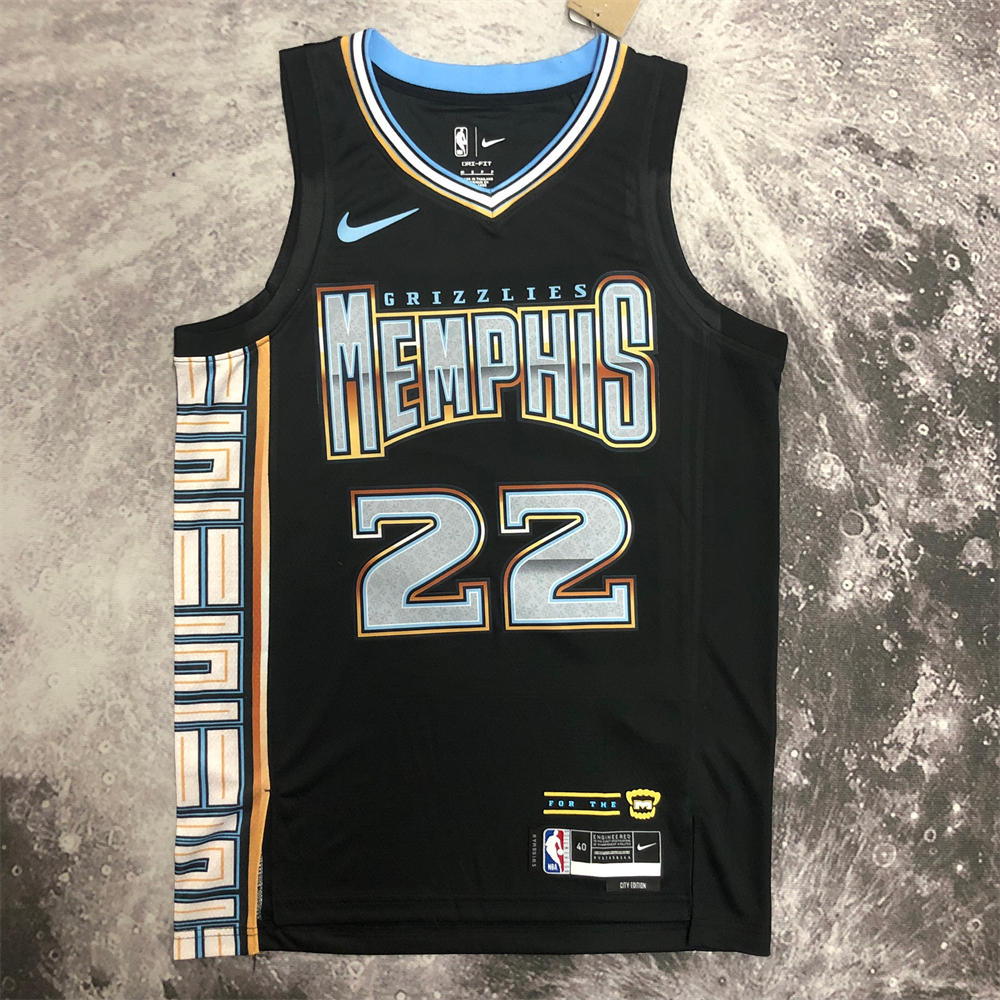 NBA Memphis Grizzies V-Neck Black Jersey BANE#22 S-XXL