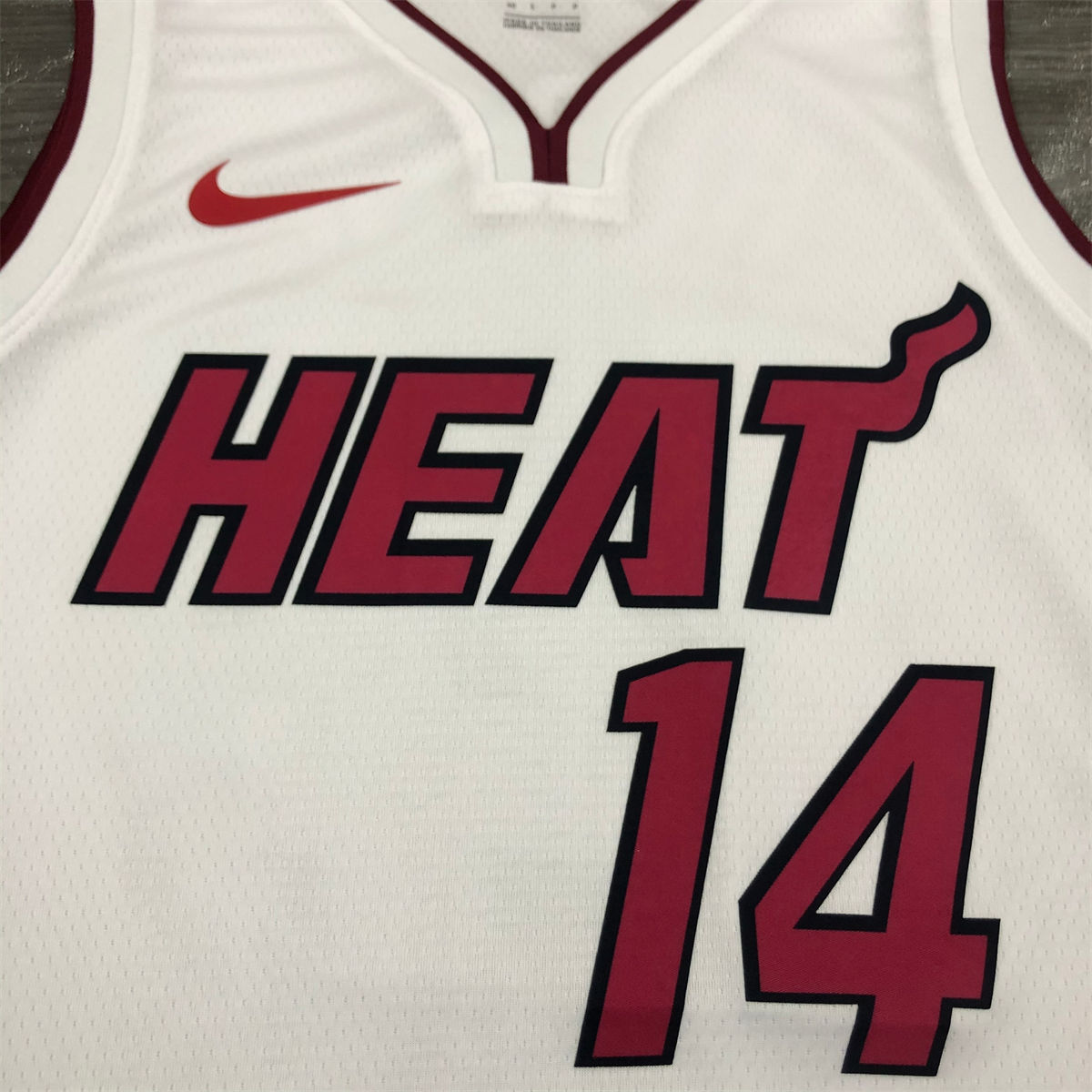 NBA Miami Hearts V-Neck White Jersey HERRO#14 S-XXL