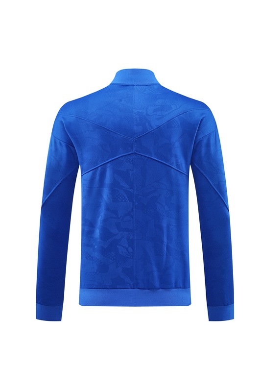 2024 Barcelona Blue Jacket Training Suit Set Football Team Shirt Sports Fashion