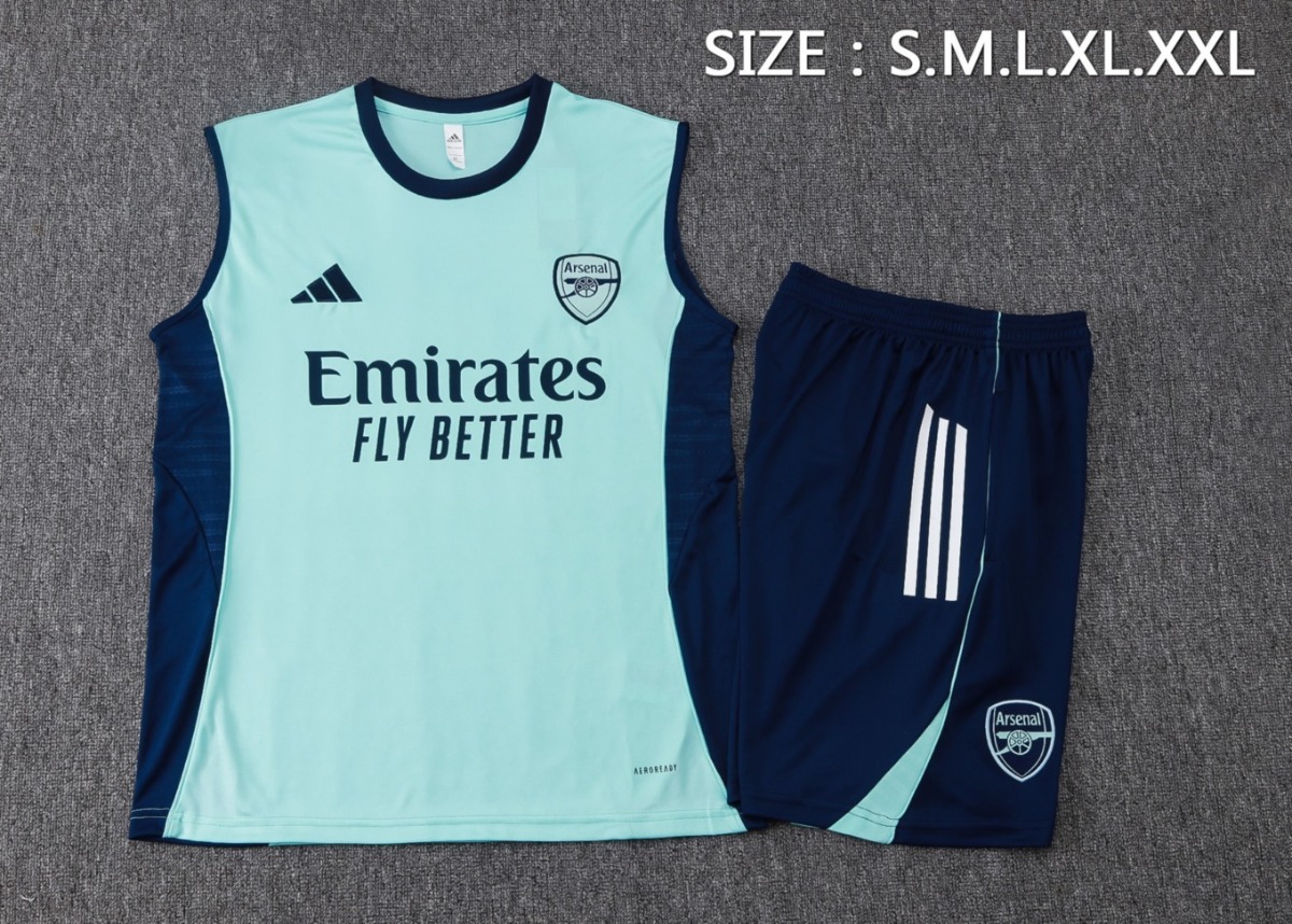 2026 Arsenal Light Green Training Set Shirt and Shorts