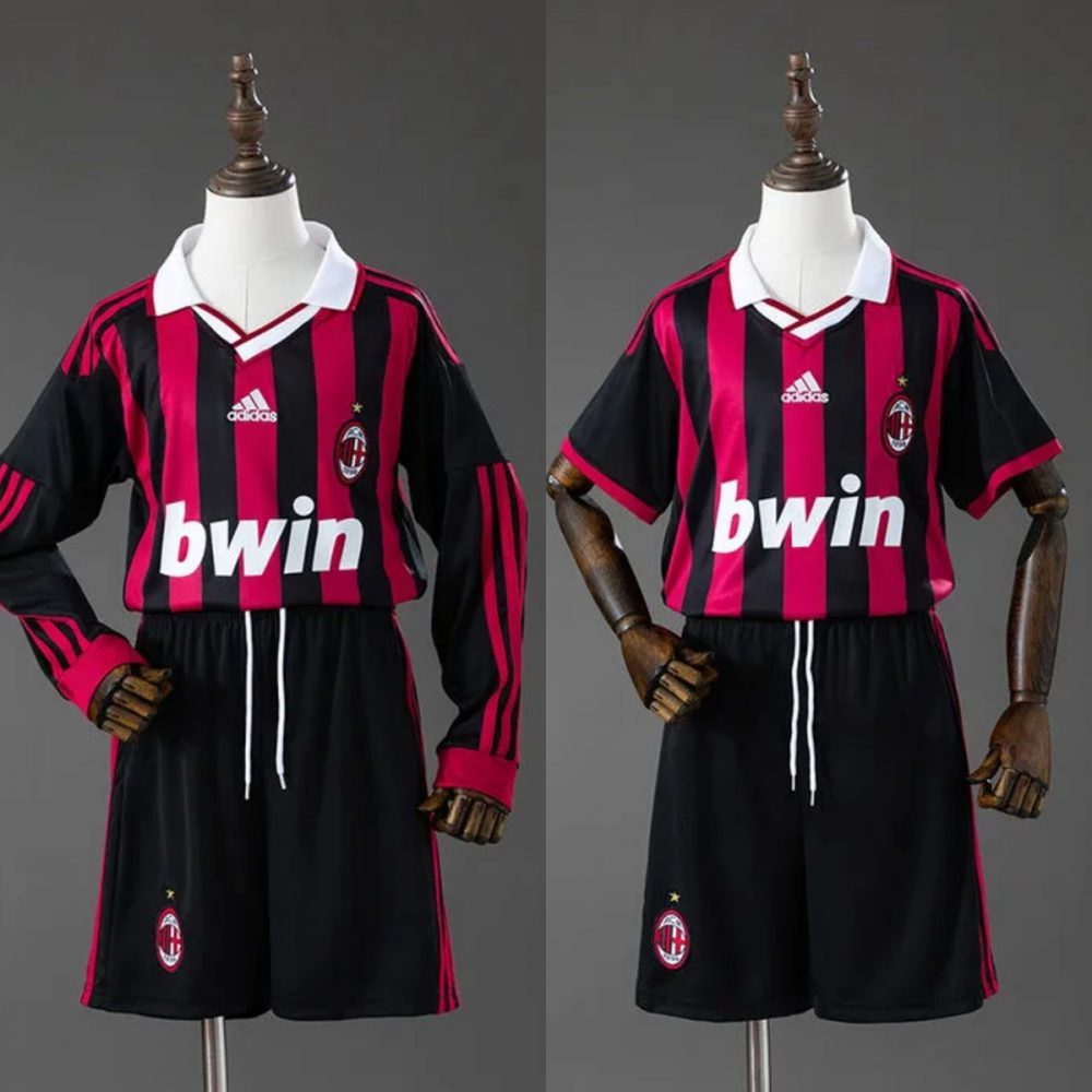 Retro AC Milan 2009/10 Home Kid Kits