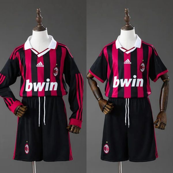 Retro AC Milan 2009/10 Home Kid Kits