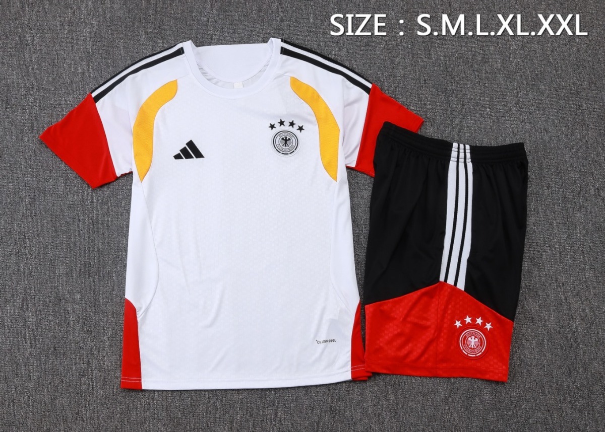 2026 Germany White Training Set Shirt and Shorts