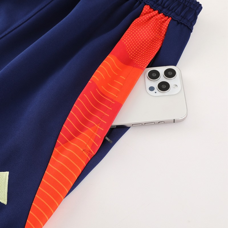 2024 Spain Royal Blue Jacket Training Suit Set Football Team Shirt Sports Fashion