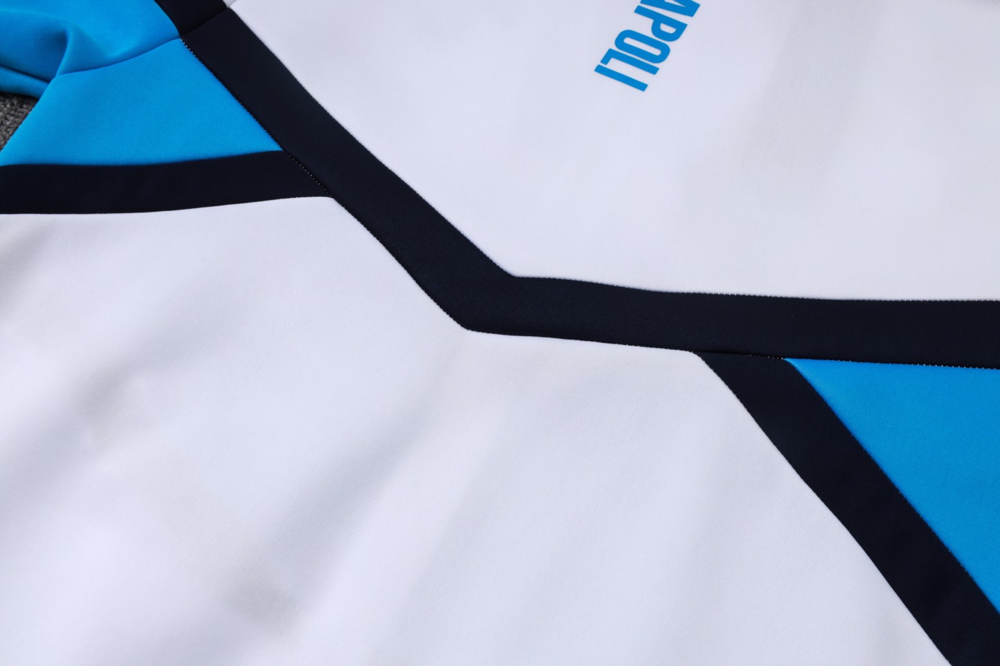 2025/26 Napoli White Training Suit Set Football Team Shirt Sports Fashion