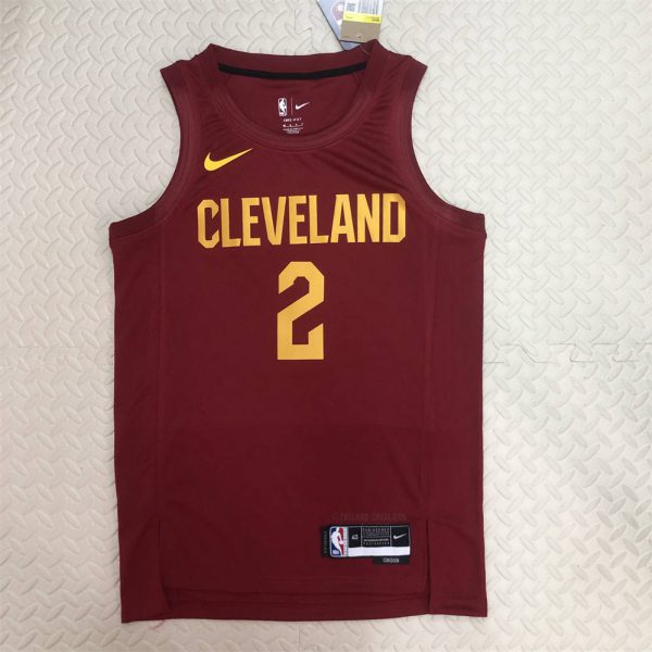 NBA Cleverland Cavaliers Round Neck Red jersey IRVING#2 S-XXL