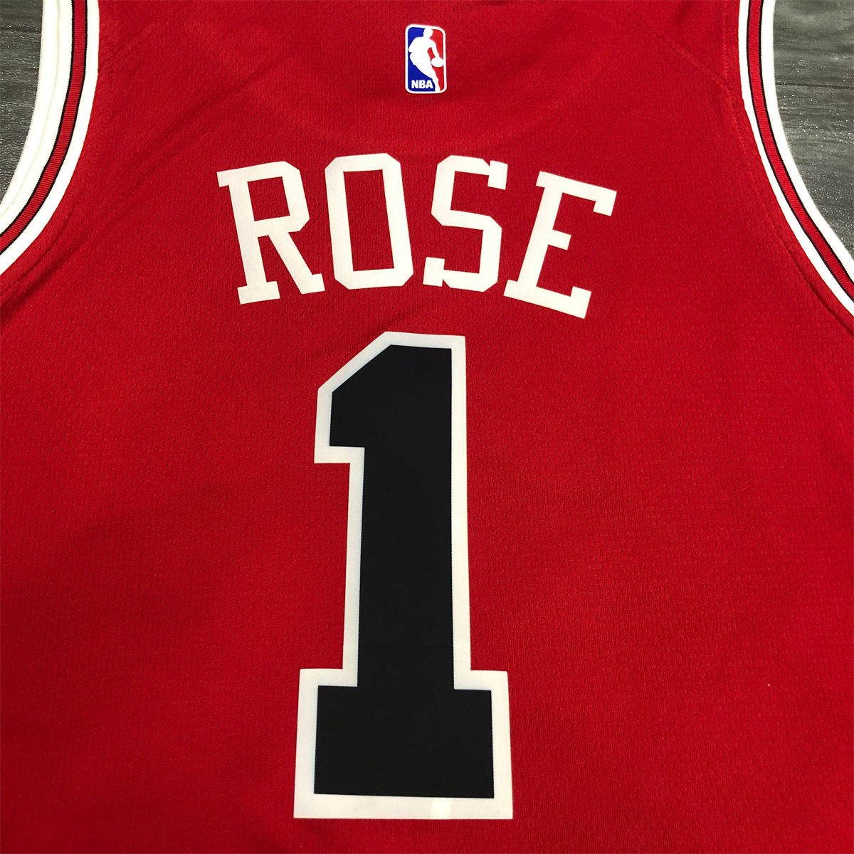 NBA Chicago Bulls Round neck Red Jersey ROSE#1 S-XXL