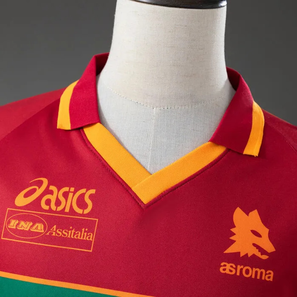 Retro AS Roma 1995/96 Pre-Match Jersey Fan Version