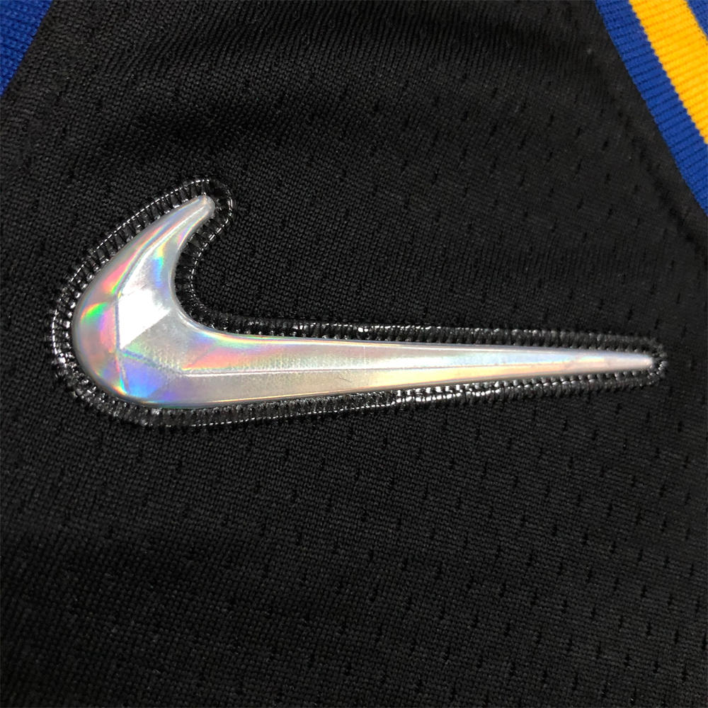 NBA Golden State Warriors V-Neck 75th anniversary Black Jersey GREEN#23 S-XXL