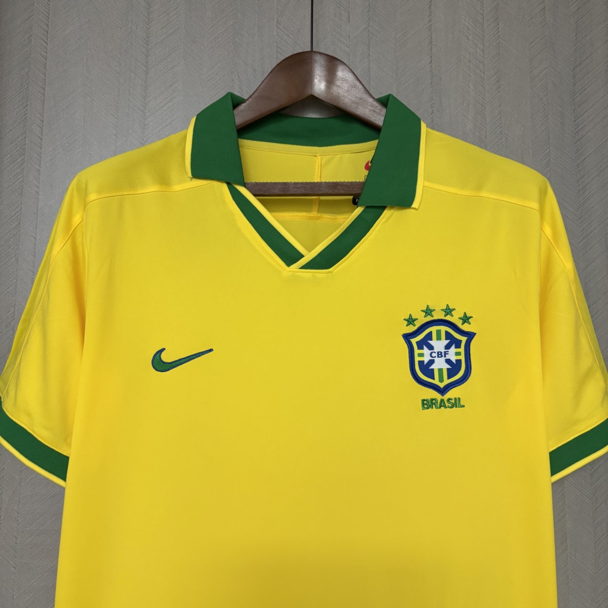 Retro 1997 Brazil home jersey Fan Version