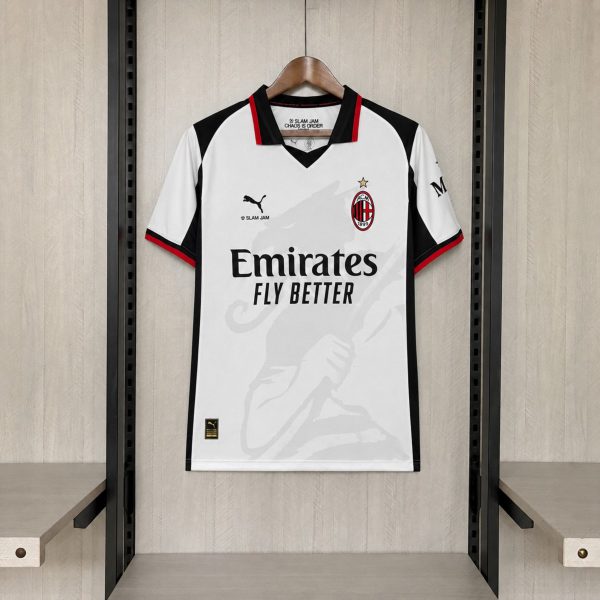 2025/26 AC Milan x Slam Jam Gray Jersey Fan Version