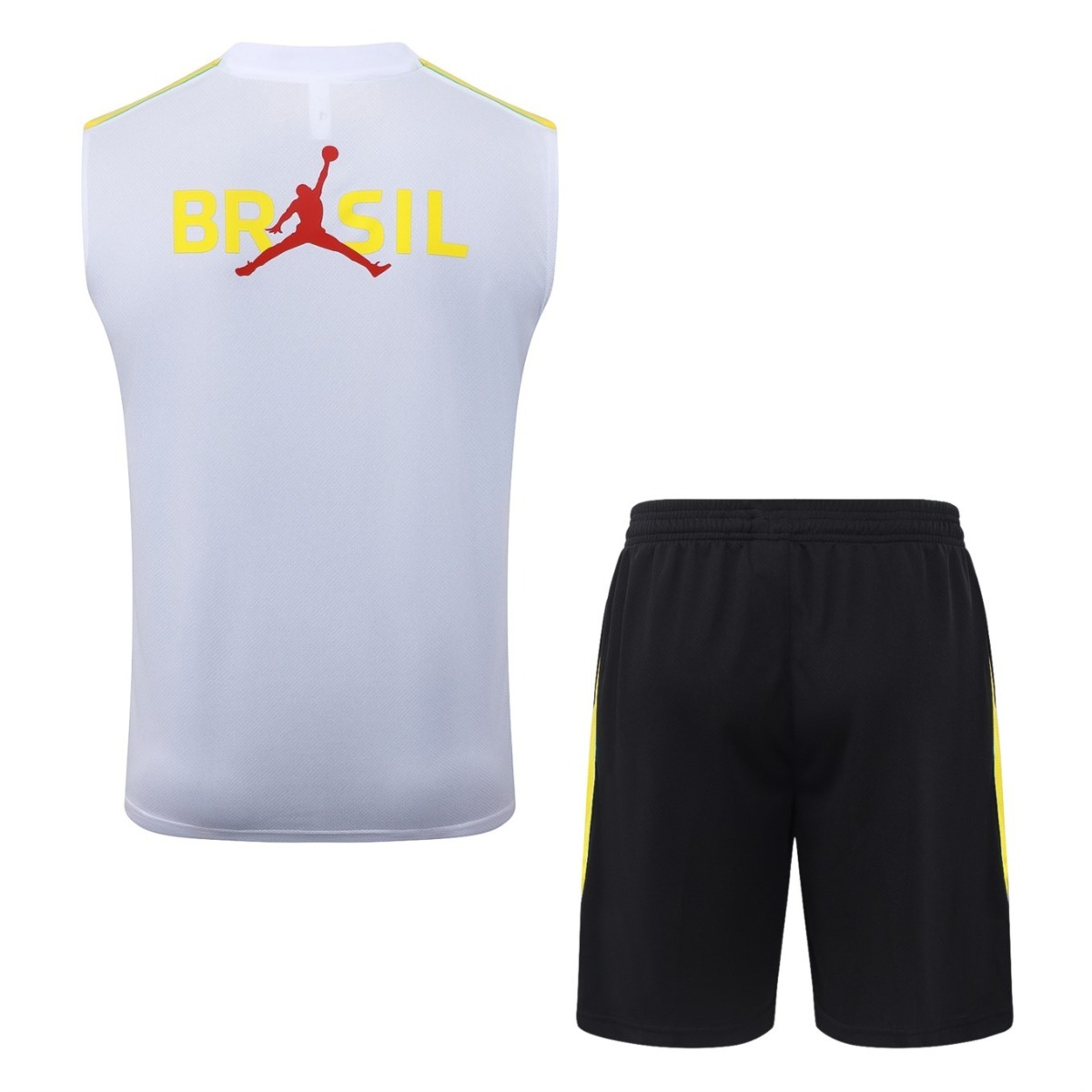 2026 Brazil White Training Set Shirt and Shorts