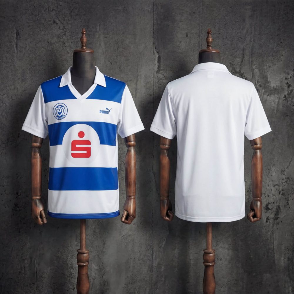 Retro MSV Duisburg 1990/91 Home Jersey Fan version